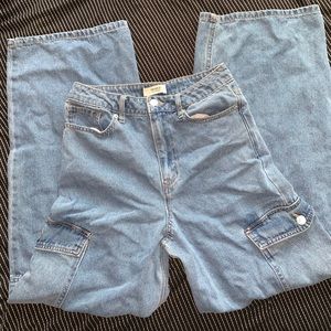 wide leg mom jeans forever 21 90s 80s